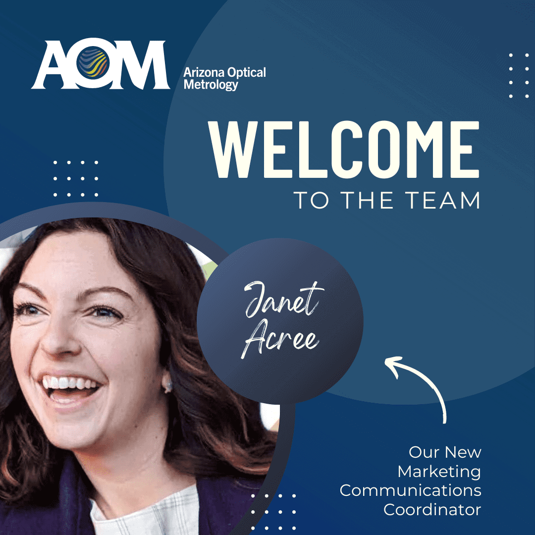 Picture of Janet Acree with the words Welcome To The Team and Our New Marketing Communications Coordinator